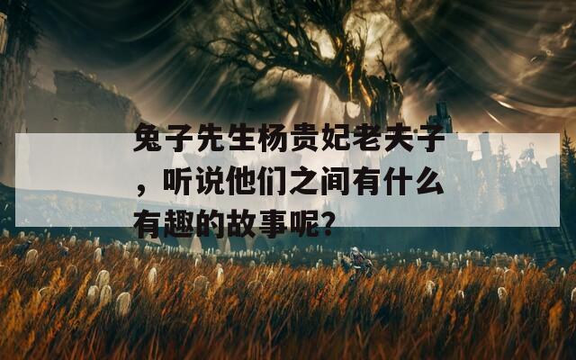 兔子先生杨贵妃老夫子，听说他们之间有什么有趣的故事呢？  第1张