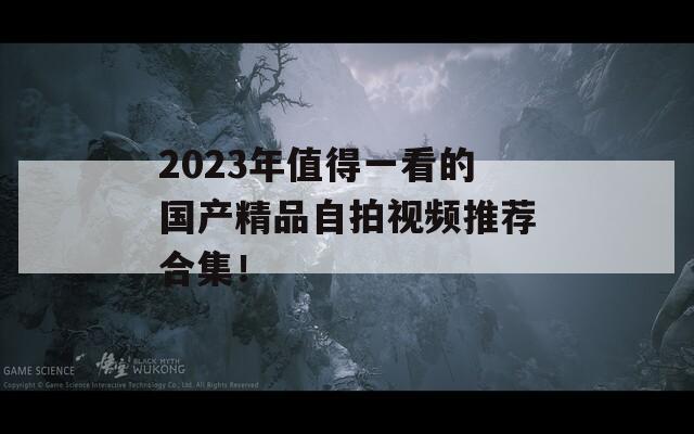 2023年值得一看的国产精品自拍视频推荐合集！  第1张