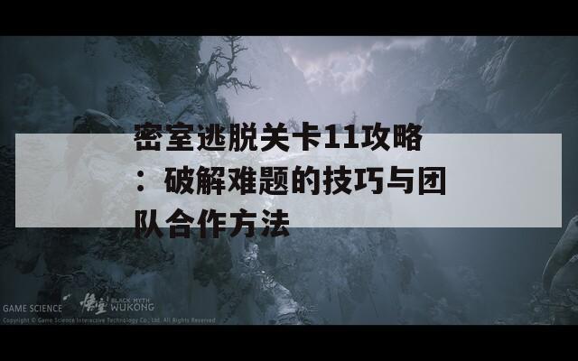 密室逃脱关卡11攻略：破解难题的技巧与团队合作方法  第1张