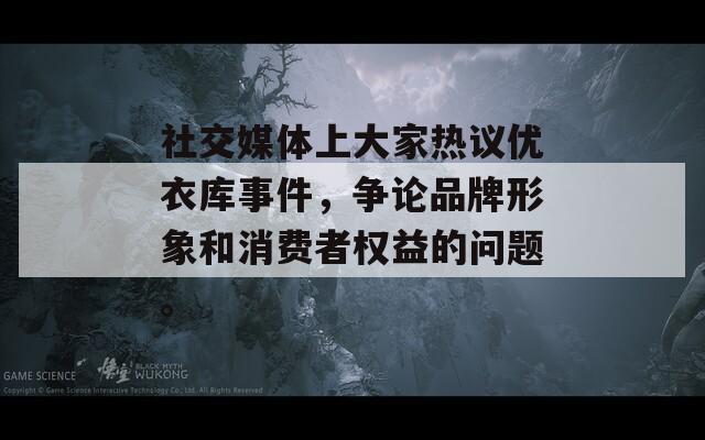 社交媒体上大家热议优衣库事件，争论品牌形象和消费者权益的问题。  第1张