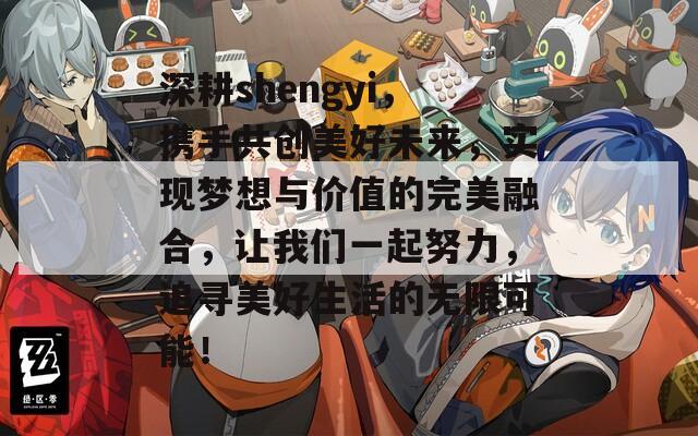 深耕shengyi，携手共创美好未来，实现梦想与价值的完美融合，让我们一起努力，追寻美好生活的无限可能！