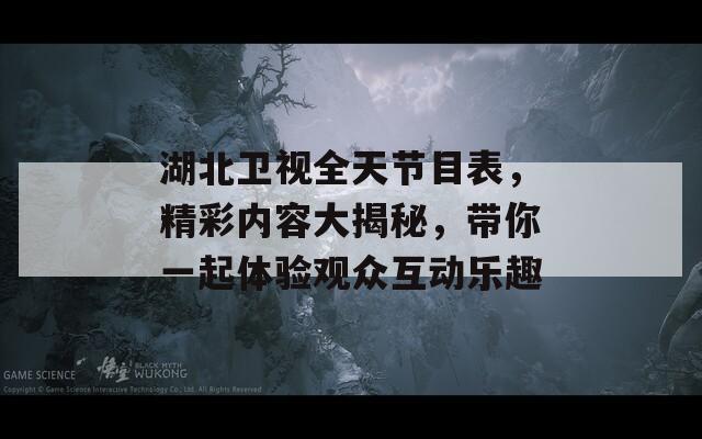 湖北卫视全天节目表，精彩内容大揭秘，带你一起体验观众互动乐趣  第1张