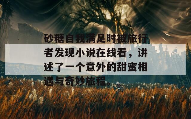 砂糖自我满足时被旅行者发现小说在线看，讲述了一个意外的甜蜜相遇与奇妙旅程。  第1张