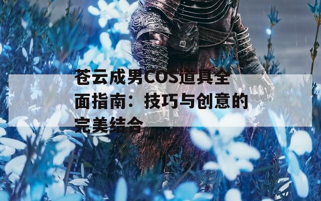 苍云成男COS道具全面指南：技巧与创意的完美结合  第1张