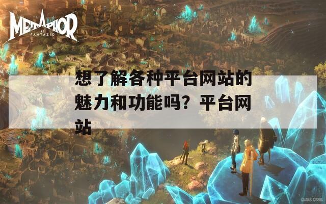 想了解各种平台网站的魅力和功能吗？平台网站