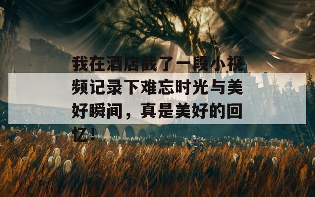 我在酒店截了一段小视频记录下难忘时光与美好瞬间，真是美好的回忆！  第1张