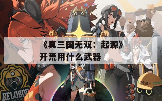 《真三国无双：起源》开荒用什么武器